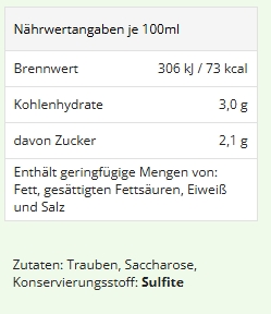 2024er Regent-Portugieser Rotwein, feinherb - 1.0 l 